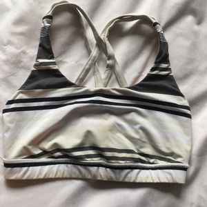 Striped Lululemon bra